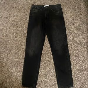 Straight vintage black- wise 29 BERSHKA